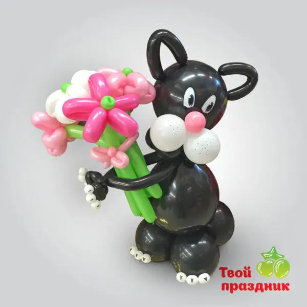 Котик - фигурка из шаров. Твой праздник, Калининград