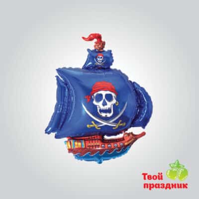 Пиратский корабль - фольгированный шар фигура