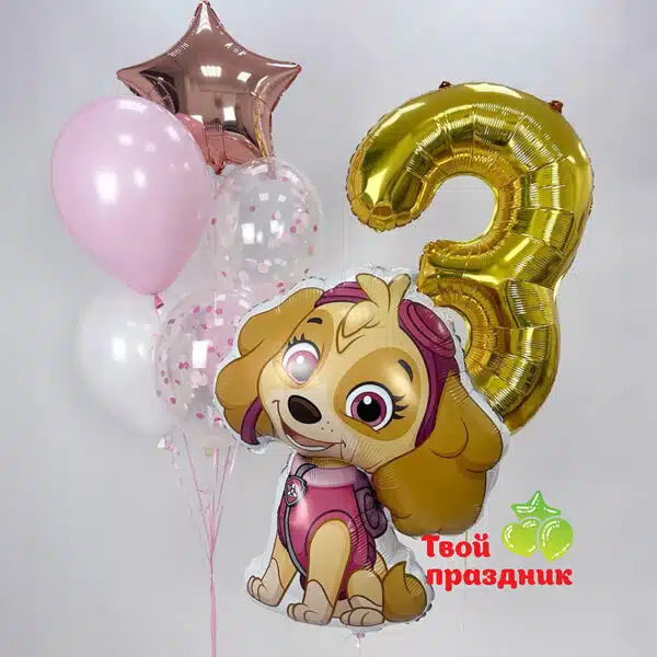 Набор шаров с героем мультфильма "Щенячий патруль" - Твой праздник - Шарики в Калининграде